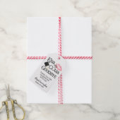 Kiss My Class Goodbye Funny Afstuderen Dank je Cadeaulabel (Met Touw)