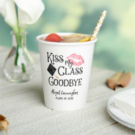 Kiss My Class Goodbye Funny Afstuderen Papieren Bekers