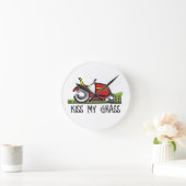 KISS MY GRASS RONDE KLOK (Huis)