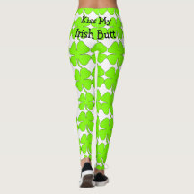 Kiss My Irish Butt Leggings