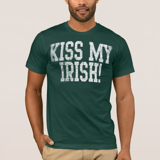 Kiss My Irish T-shirt (Voorkant)
