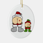 Kiss My Keramisch Ornament (Rechts)