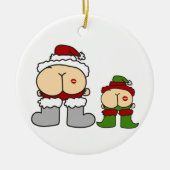 Kiss My Keramisch Ornament (Voorkant)