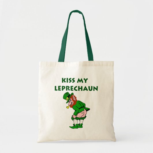 Kiss My Leprechaun Canvas tas (Voorkant)
