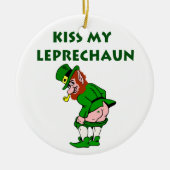 Kiss My Leprechaun Ornament (Voorkant)