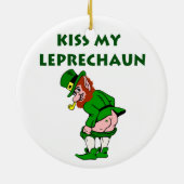 Kiss My Leprechaun Ornament (Achterkant)