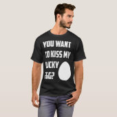 Kiss My Lucky Egg Mannen boys Cool Runnings Bob Sl T-shirt (Voorkant volledig)