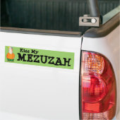 Kiss my Mezuzah Bumpersticker (Op Truck)