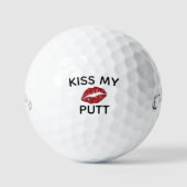 Kiss My Putt Golfballen - Aangepaste Callaway (Voorkant)