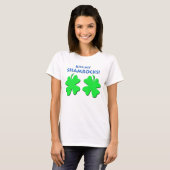 Kiss My Shamrocks T-shirt (Voorkant volledig)