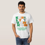 Kiss My Shamrocks T-shirt (Voorkant volledig)