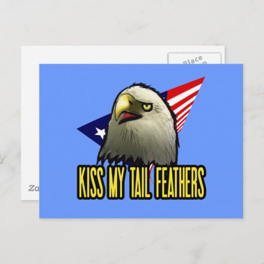 Kiss My Tail Feathers Briefkaart (Voorkant / Achterkant)