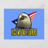 Kiss My Tail Feathers Briefkaart (Voorkant)