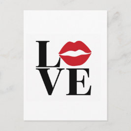 Kiss of Love: Red Lips Edition Post Kaart