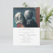 Kiss Old Fijnbruiloft Kaart (Staand voorkant)