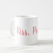 Kiss Pookie Coffee Mok (Voorkant links)
