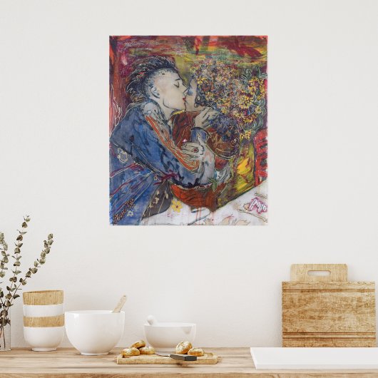 "Kiss" Poster (Keuken)