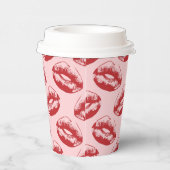 Kiss Print Papieren Bekers (Rechts)