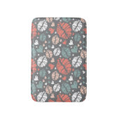 Kiss-printer en -hartpatroon badmat (Voorkant Verticaal)