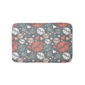 Kiss-printer en -hartpatroon badmat (Voorkant)