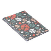 Kiss-printer en -hartpatroon notitieboek (Rechterzijde)