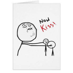 Kiss Rage Face Comic Meme