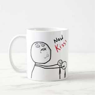 Kiss Rage Face Comic Meme Koffiemok