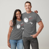 Kiss Rage Face Comic Meme T-shirt (Unisex)