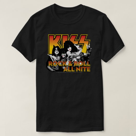 KISS Rock Band Rock & Roll All Nite Spaceman Catma T-shirt (Design voorkant)