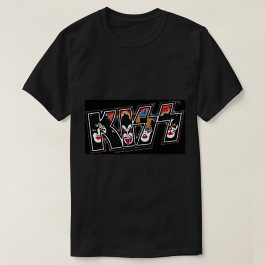 KISS ® rock muziekband - Rock and Roll Over Style T-shirt (Design voorkant)
