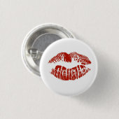 Kiss Ronde Button 3,2 Cm (Voorkant /achterkant)