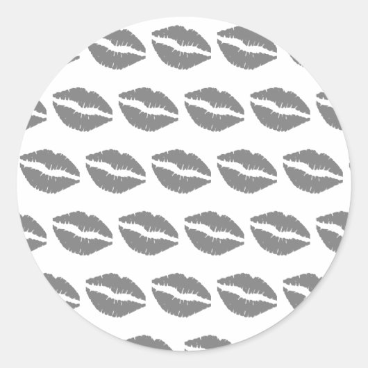 KISS RONDE STICKER (Voorkant)