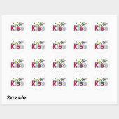Kiss Ronde Sticker (Vel)