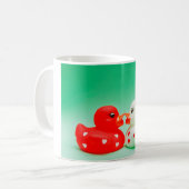 Kiss Rubber Ducks Koffiemok (Voorkant links)