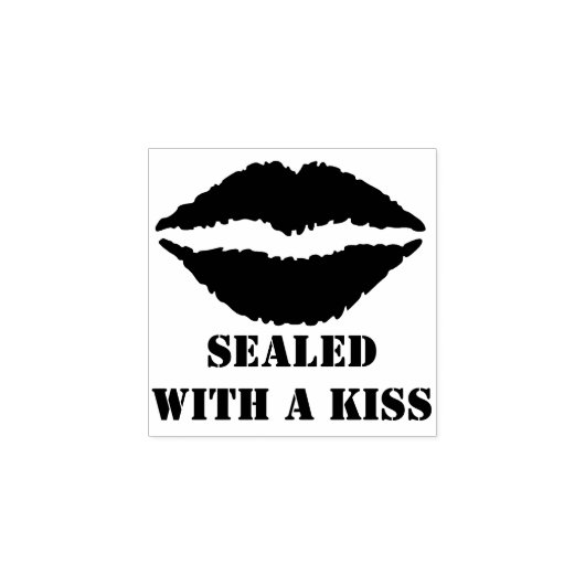 Kiss Rubber Stamp Rubberstempel (Afrduk)