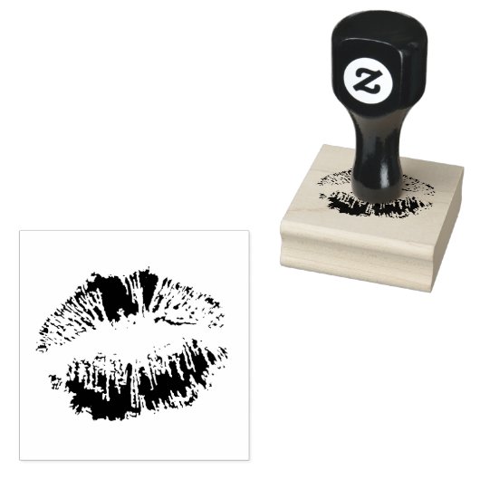 Kiss Rubberstempel (Gestempeld)