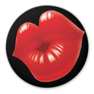 Kiss Shops of Girls Room Keramische Knop
