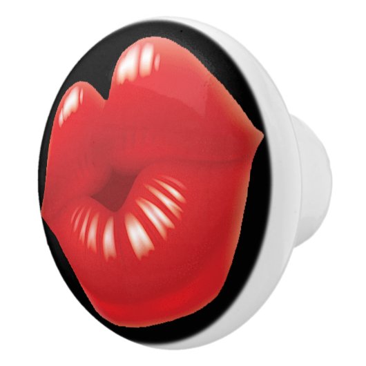 Kiss Shops of Girls Room Keramische Knop (Rechts)