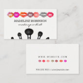 Kiss Stains | Diverse make-uppenselen Visitekaartje (Voorkant / Achterkant)
