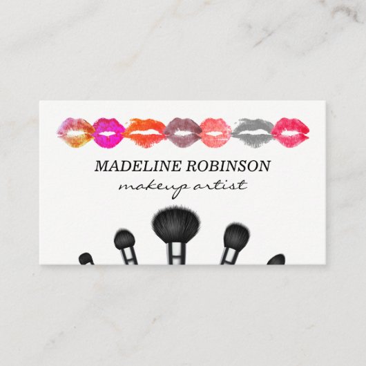 Kiss Stains | Diverse make-uppenselen Visitekaartje (Voorkant)