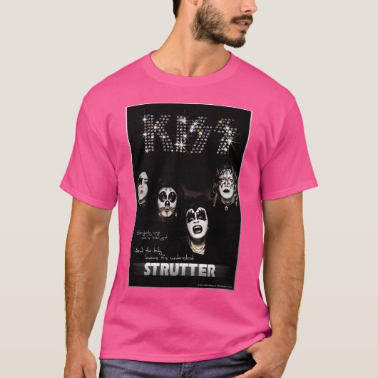 Kiss The Band - album uit 1974 - Strutter T-shirt (Voorkant)