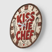 Kiss the Chef Rustic Farmhouse Kitchen Grote Klok (Hoek)