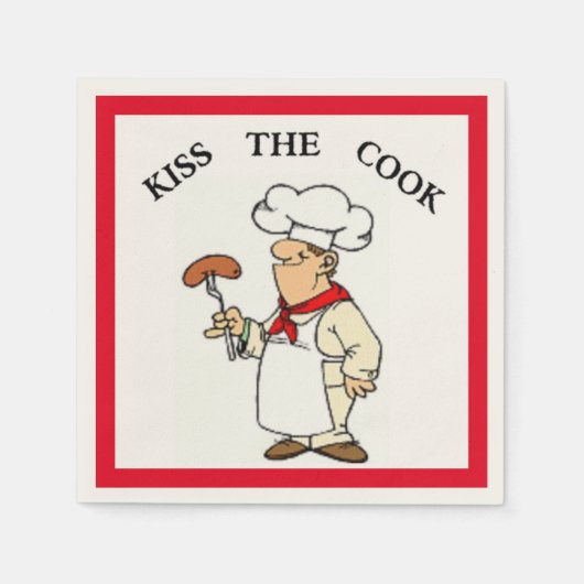 "KISS THE COOK" CHEF SERVET (Voorkant)