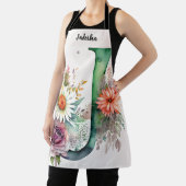 Kiss The Cook Food Chef Keuken BBQ Baker Monogram Schort (Insitu)