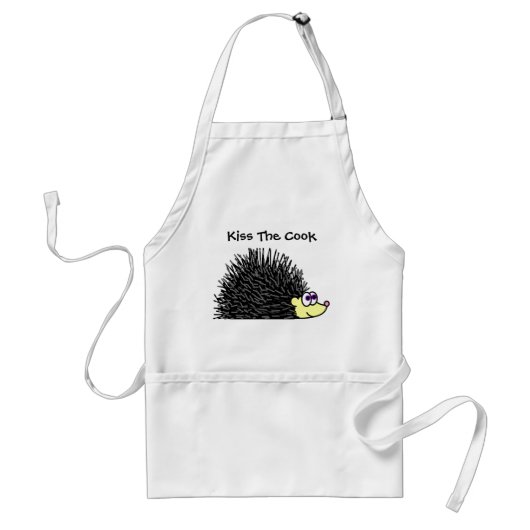 Kiss The Cook Hedegel Apron Standaard Schort (Voorkant)