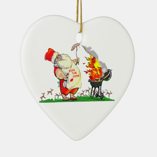 KiSs ThE CoOK Keramisch Ornament (Rechts)