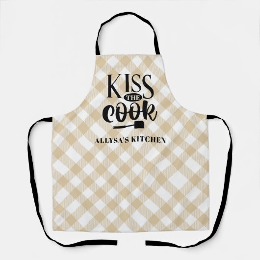 Kiss The Cook Kitchen Schort (Voorkant)