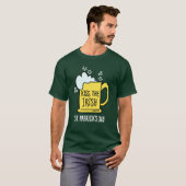 Kiss the Irish Beer St Patrick’s Day T-Shirt (Voorkant volledig)