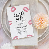 Kiss The Miss Goodbye Bachelorette Party Kaart
