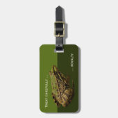 Kiss the Prince Funny Frog Bagagelabel (Voorkant verticaal)